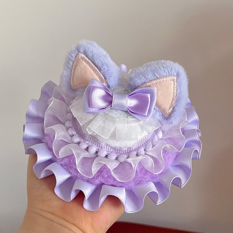 Клип за коса с ушички на зайче, детска форма, ръчна изработка, плат, клип Duckbill