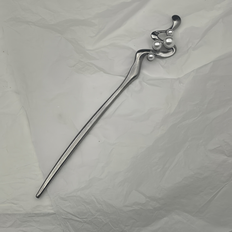 Metalna kopča za kosu, vintage stil, marka Qilu, elektroplatiranje