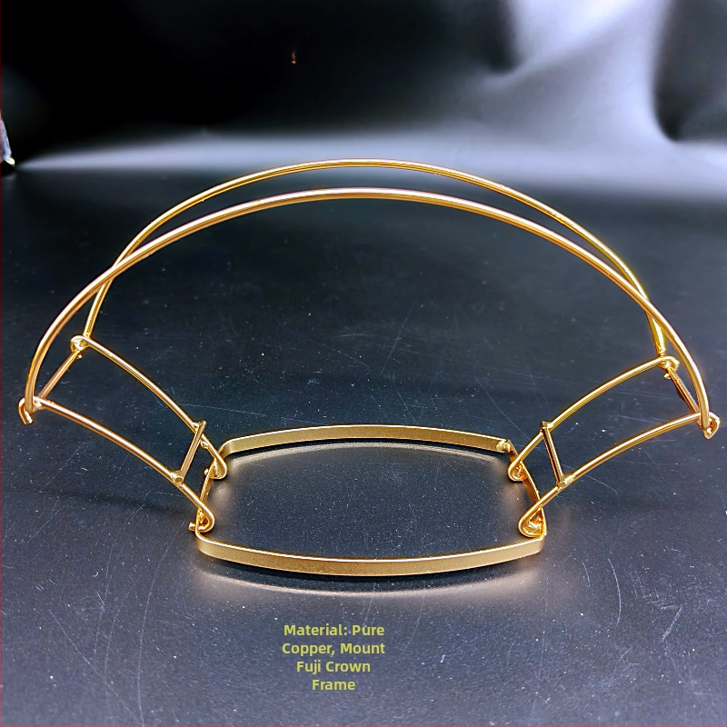 Peakatte ehted vaskist vanaaegse stiiliga geomeetrilise skeleti elektroplaadi viimistlusega Billion Hairpinilt