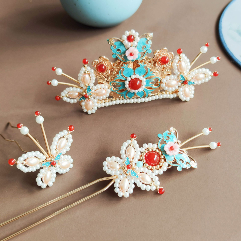 Juuksekroon, käsitsi valmistatud, metallist, värvi vastupidav viimistlus, retro naiselik stiil, kujundus: kroon, kohandamine saadaval