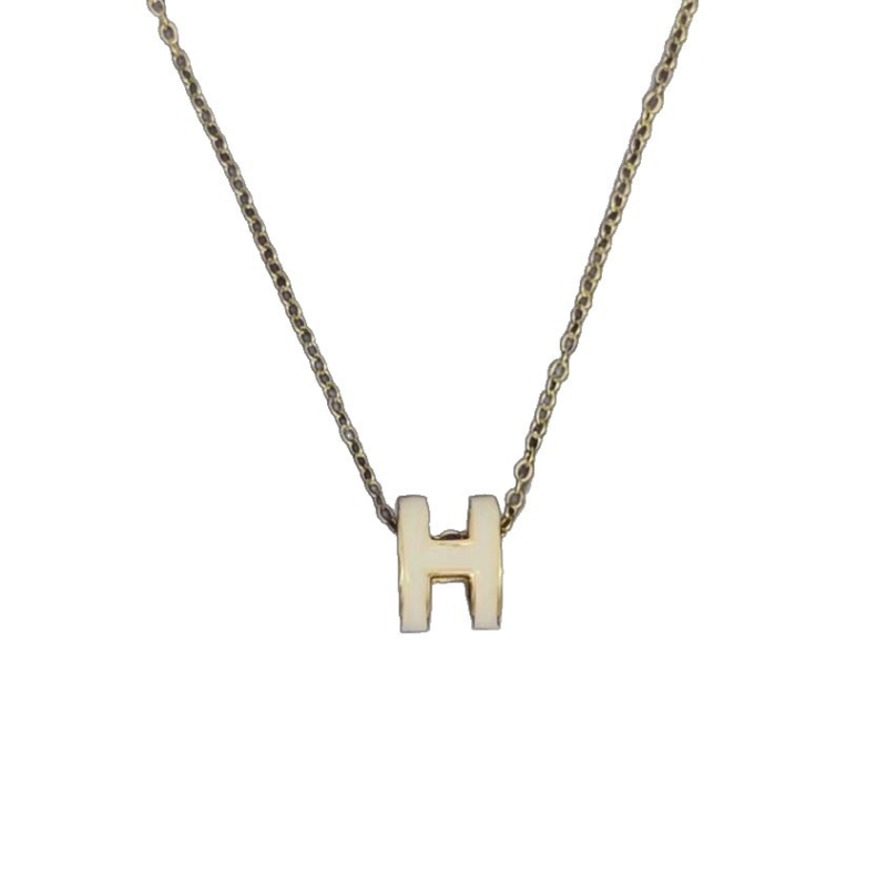 Ogrlica od nehrđajućeg čelika, electroplated, slova/tekst, duljina 41-50 cm
