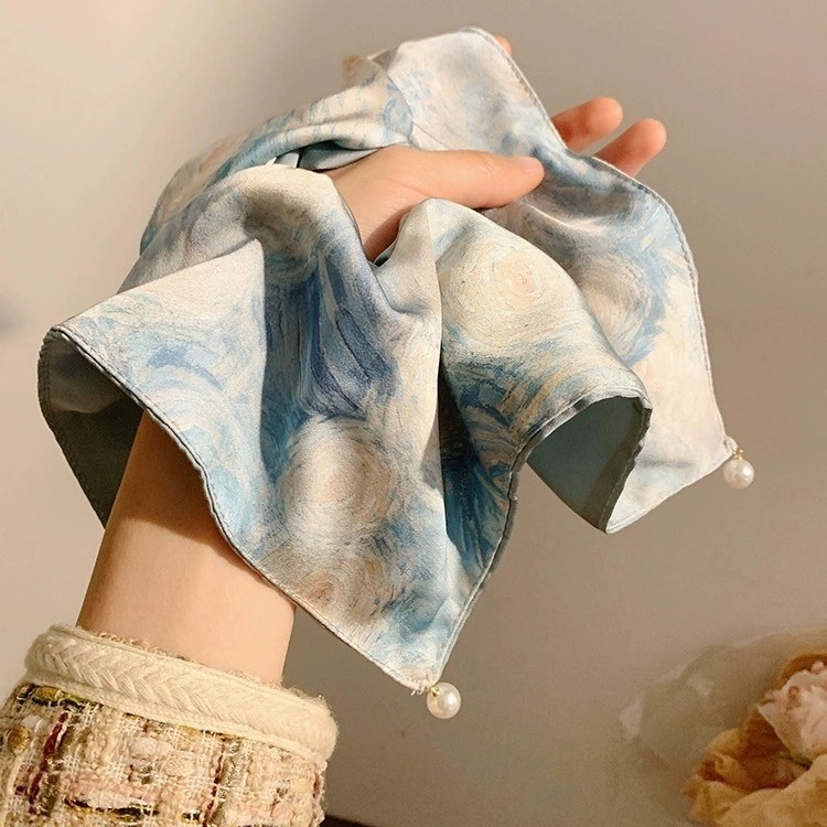 Textil hajgumi copfhoz, kézzel készített, Yiwu eredetű, koreai stílus, magas rugalmasság