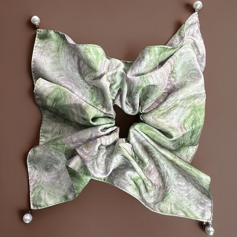 Textil hajgumi copfhoz, kézzel készített, Yiwu eredetű, koreai stílus, magas rugalmasság