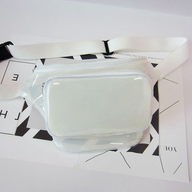 Női deréktáska/kereszttáska, street trend stílus, PU, cipzár, telefon és ID kártya zsebek, bélés