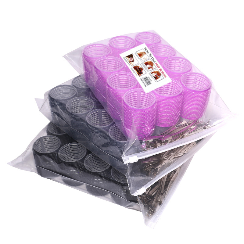 Ezhilian pašlīmējošie matu ruļļi, neilona PP materiāls, licencēts privātais zīmols, piemērots vispārējai lietošanai