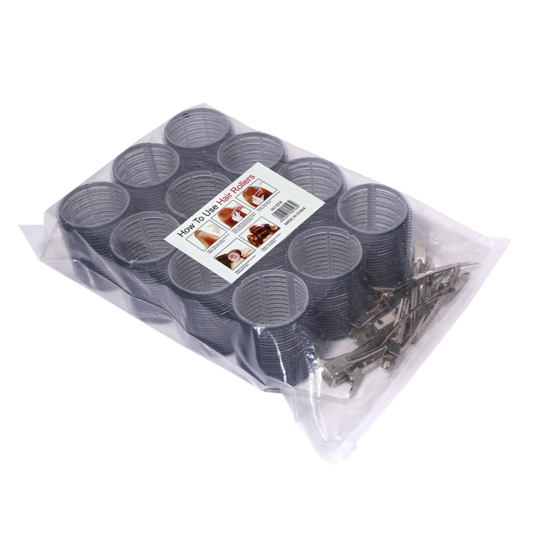 Ezhilian pašlīmējošie matu ruļļi, neilona PP materiāls, licencēts privātais zīmols, piemērots vispārējai lietošanai