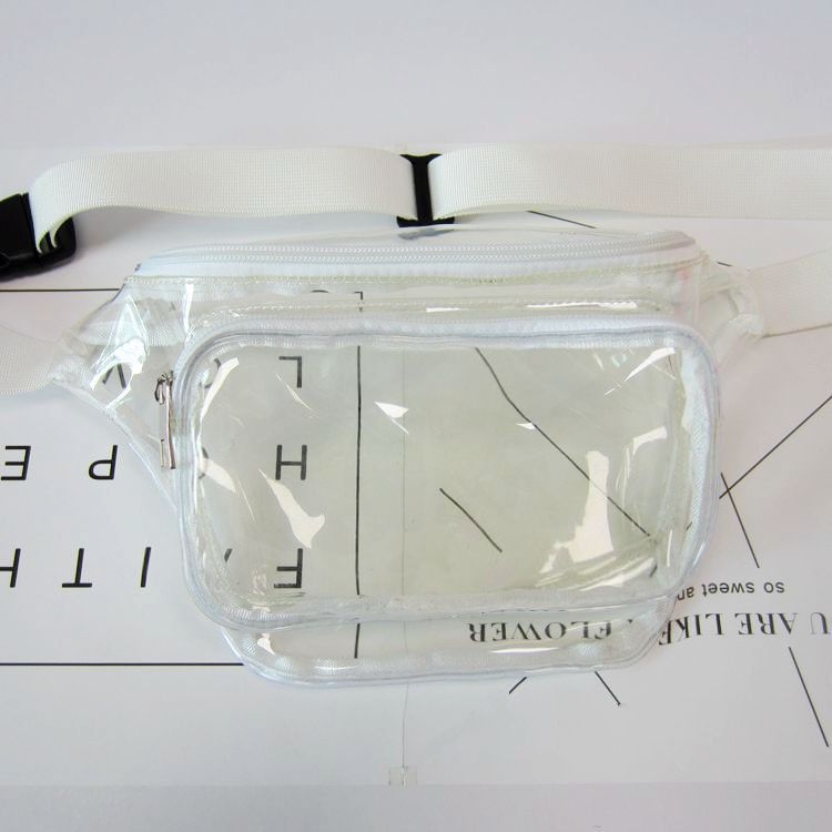 Női deréktáska street trend dizájnnal, PU anyagból, cipzáras zárás, poliészter bélés, belső rekeszek telefonhoz és személyi igazolványhoz.