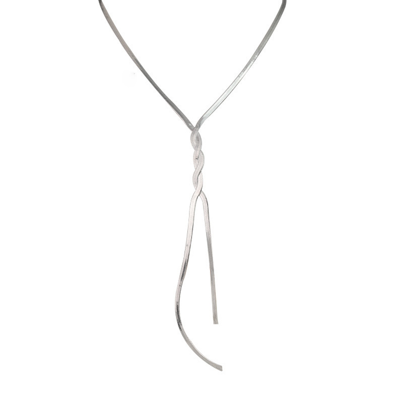 Titan Joy nyaklánc — titánacél, geometriai stílus, személyes tendencia, 2024 ősz