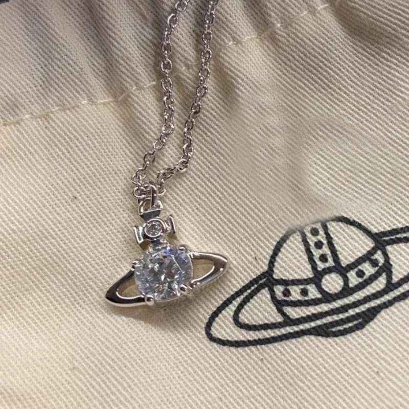 Nyaklánc: Geometriai Saturn medál, unisex, ötvözet, keresztlánc, elektroplattált bevonat