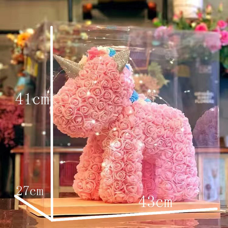 Örök rózsa unikornissal – ajándék lányoknak, tanárnőnek és az egész osztálynak; születésnapra, diplomaosztóra és utazás emlékére.