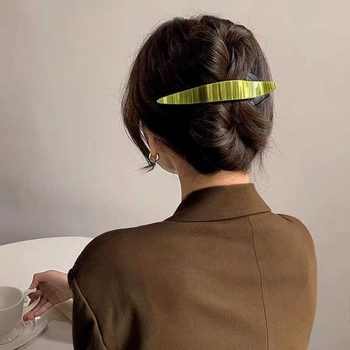 Spona za kosu od acetata, velika Duckbill klipsa za stražnji updo, ručna izrada, dodatak za glavu (Materijal: Drugo; Podrijetlo: Yiwu; Sezona: Ljeto 2025; Stil: Casual; Kategorija: Dodaci za glavu)