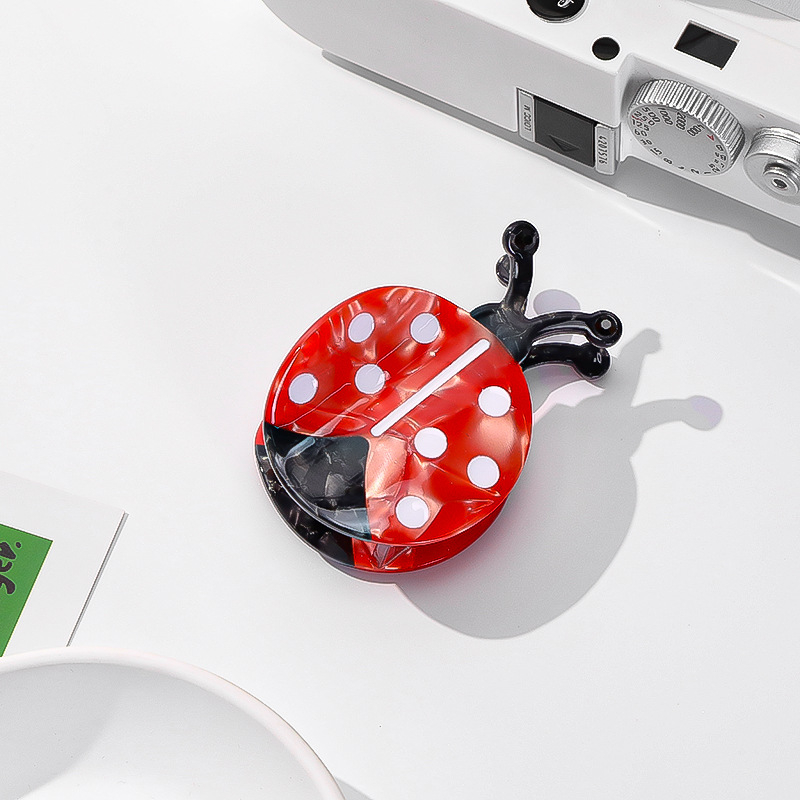 Zanbeiya Fogó hajcsipesz – Karikatúra rovar motívum, kézi készítésű, anyag: ecetsav, nőknek