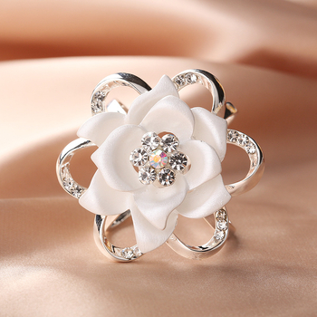 Broșă din aliaj, motiv cu flori, stil fashion pastoral, finisaj electroplacat, funcție fixă