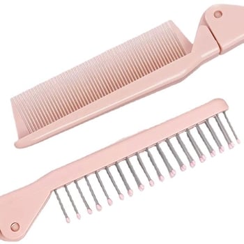 ABS češalj za kosu, elektrostaticki, sklopivi, širokozub, za dugu kosu