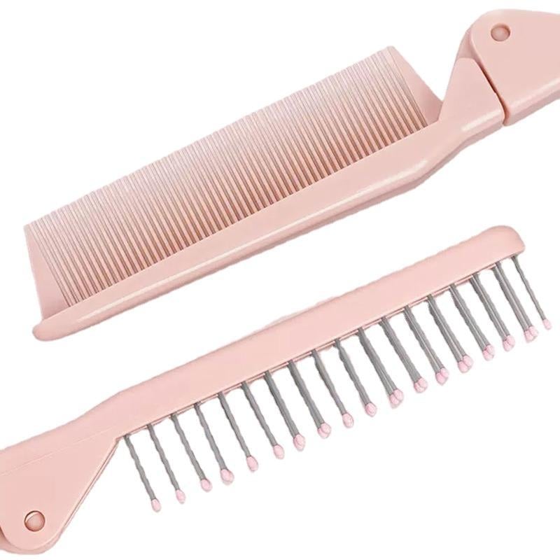 ABS češalj za kosu, elektrostaticki, sklopivi, širokozub, za dugu kosu