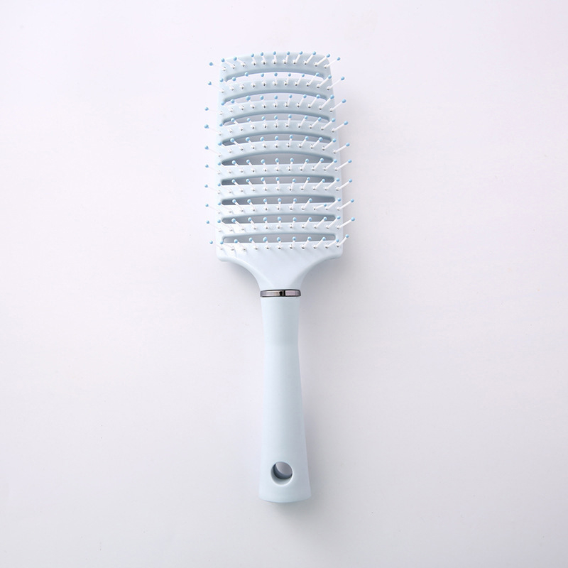 Češalj za kosu u obliku makarona, šuplja rebra, veliki zakrivljeni masažni češalj, plastični, proizvedeno u Jinhua