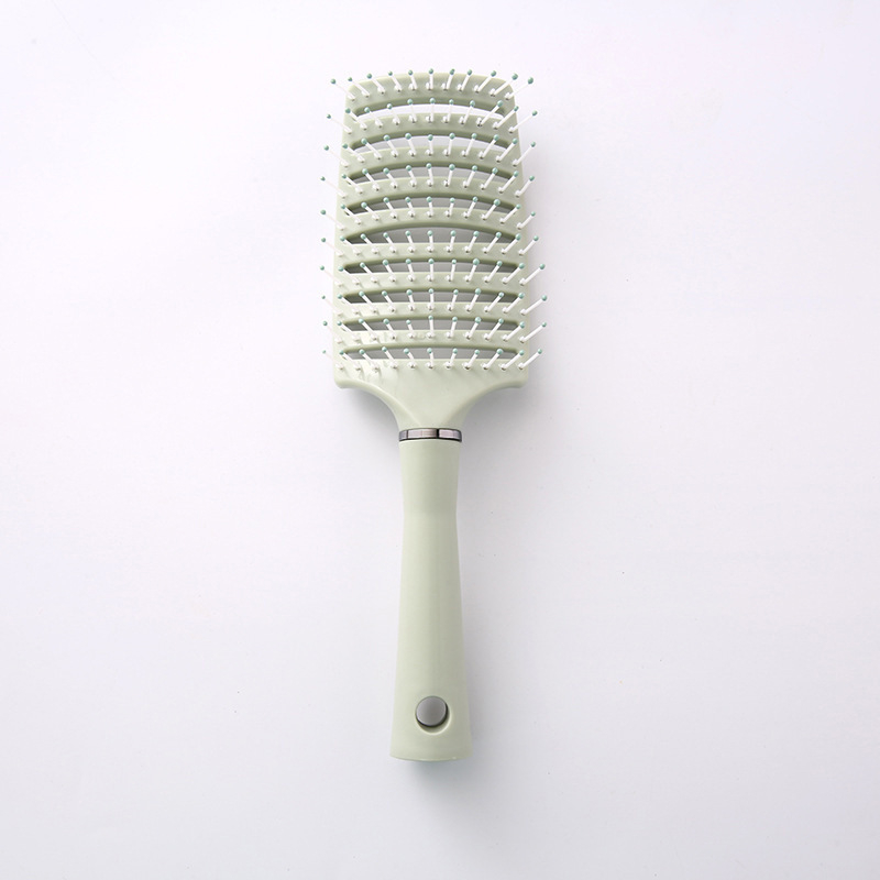 Češalj za kosu u obliku makarona, šuplja rebra, veliki zakrivljeni masažni češalj, plastični, proizvedeno u Jinhua