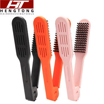 ABS műanyag anti-sztatikus V-alakú hajkefe formázáshoz, egyenesítéshez és göndörítéshez