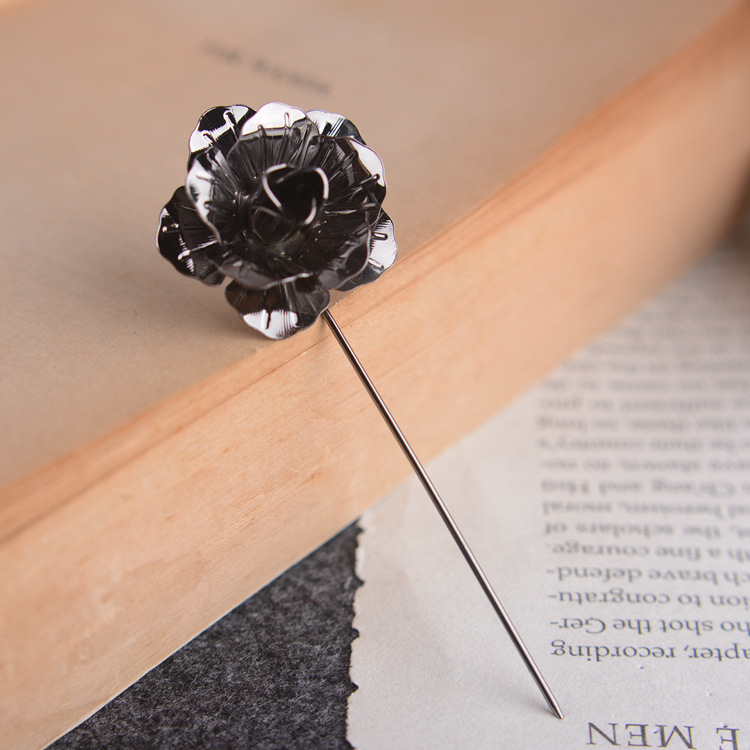 Broš od legure u obliku cvijeta, korejskog stila, unisex, elektroplatirano