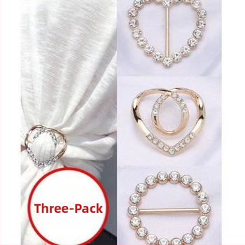 Príslušenstvo na tričko s uzlom na leme a stlačením v páse, zliatina kovov, jednoduchý štýl, jar 2025