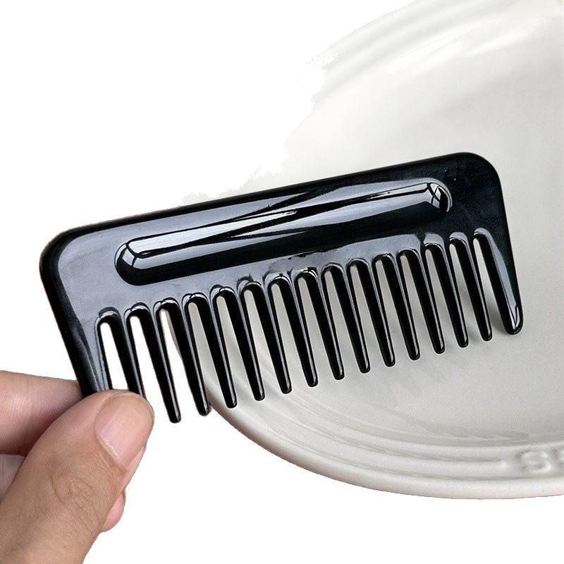 Дамски ръчно изработен гребен за коса с геометричен дизайн, прост стил и цитрин кристал