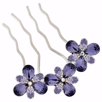 Agrafă de păr din aliaj pentru femei, cu finisaj diamant, toamna 2022