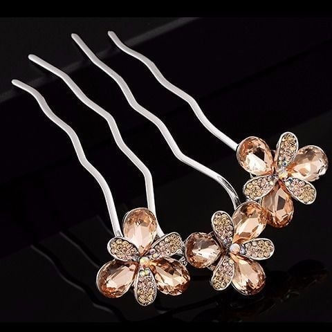 Agrafă de păr din aliaj pentru femei, cu finisaj diamant, toamna 2022