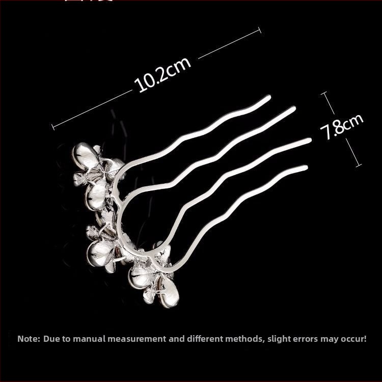 Agrafă de păr din aliaj pentru femei, cu finisaj diamant, toamna 2022