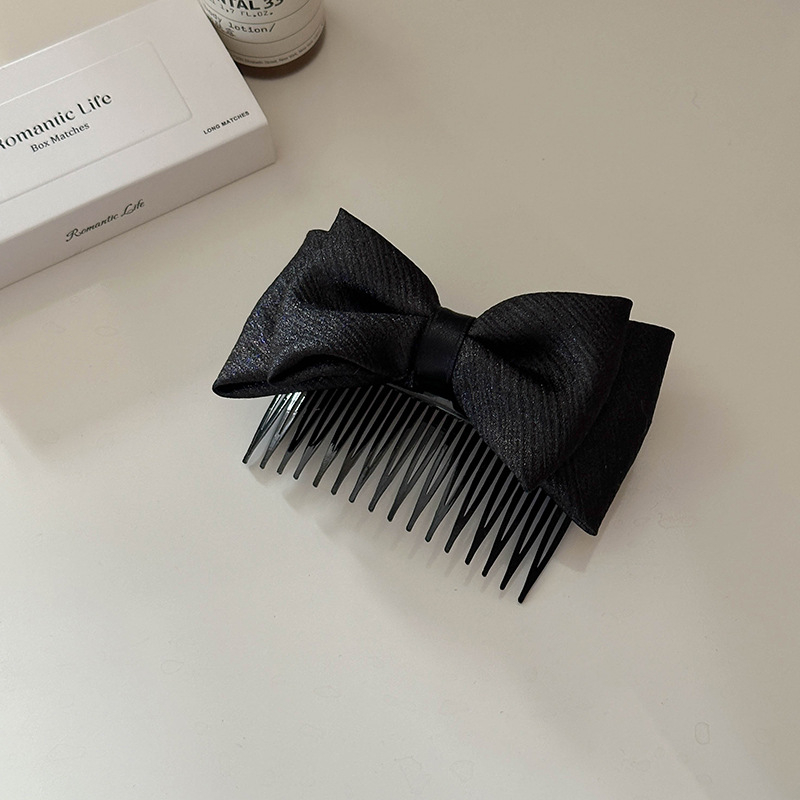 Аксесоар за коса с възел-пеперуда, корейски стил, ръчна изработка, пластмаса/смола