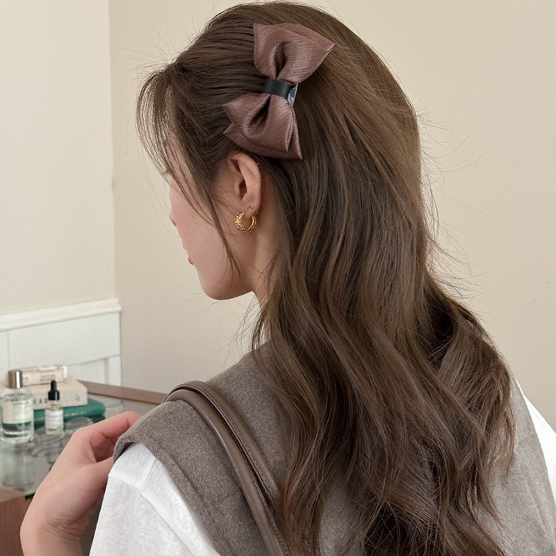 Аксесоар за коса - пеперуден възел, корейски стил, пластмаса/смола, модел QN-5218, марка Princess Qing