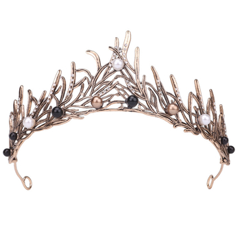 Krona za glavu – moda, unisex; Materijal: legura; Kristali: rhinestone; Obrada: elektroplakiranje; Oblik: kruna