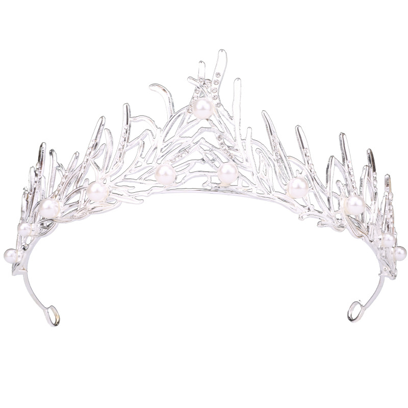Krona za glavu – moda, unisex; Materijal: legura; Kristali: rhinestone; Obrada: elektroplakiranje; Oblik: kruna