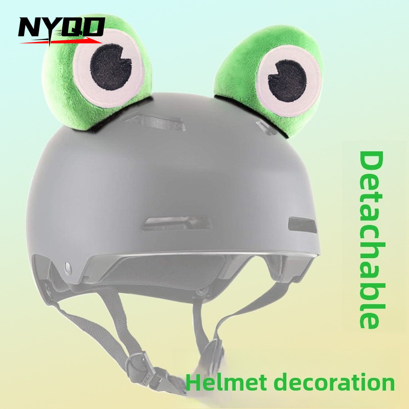 Шлем аксесоари Nyqd – жабешки очи, плюш материал, модел 08013, подходящ за всички сезони