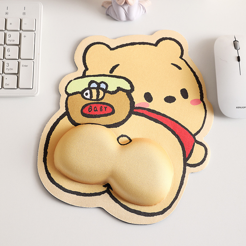 Μάτ γραφείου με ιμάντα καρπού – καουτσούκ Pad-41 (μονοπλευρή, πλαστική φόρμα)