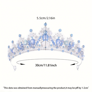 Xuan yan legura tiara za nevjestu — kruna u obliku za vjenčanje, elektroplating, prilagodljivo