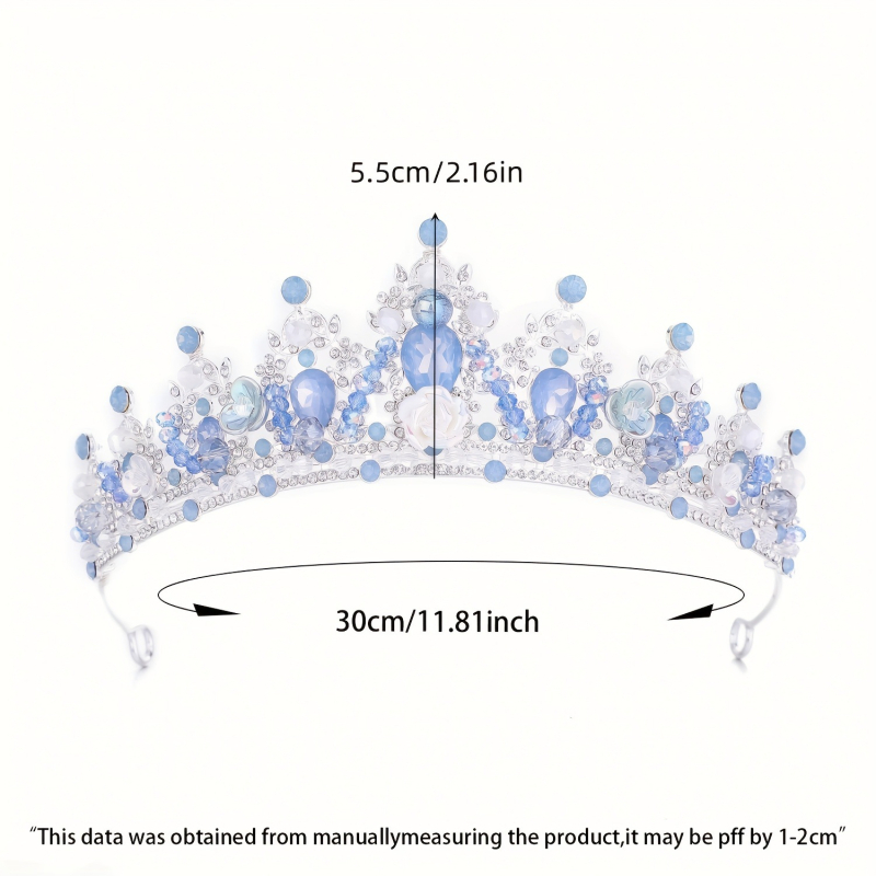 Xuan yan legura tiara za nevjestu — kruna u obliku za vjenčanje, elektroplating, prilagodljivo