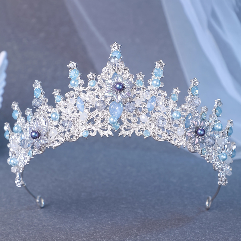 Xuan yan legura tiara za nevjestu — kruna u obliku za vjenčanje, elektroplating, prilagodljivo