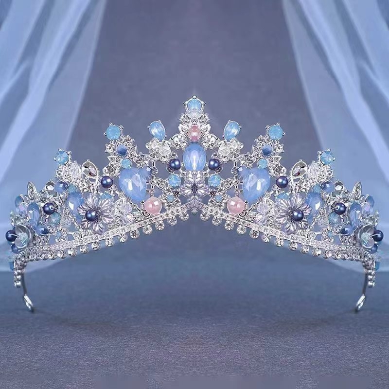 Xuan yan legura tiara za nevjestu — kruna u obliku za vjenčanje, elektroplating, prilagodljivo