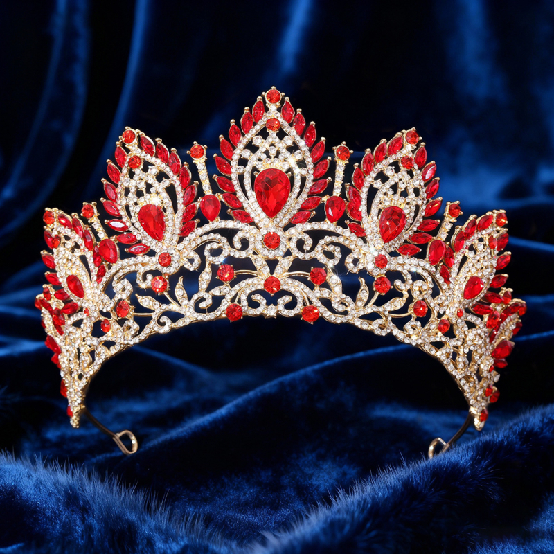Diadem od legure s oblikom luka, ukrašena kristalima i dijamantima, ženski dodatak za kosu