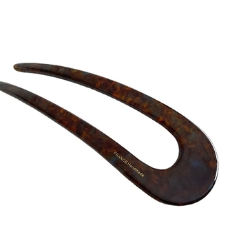 Xinxuan U-formájú hajcsat, koreai stílus, geometriai dizájn, anyag: acetátlemez