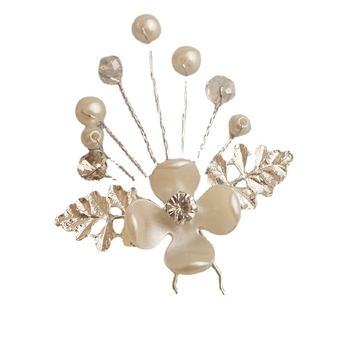 Koreai stílusú gyöngyös hajdísz, modell TS-303, önálló csomagolás