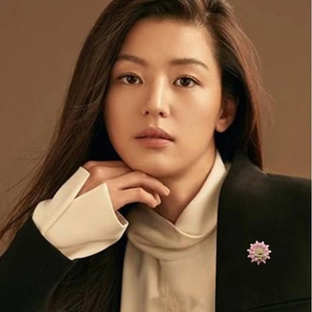 Ötvözetből készült virág brooch, csepegő olaj felülettel, uniszex, OL-stílus, dekoratív kiegészítő