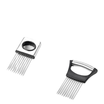 Αξεσουάρ κοπής κρεμμυδιού και λαχανικών από ανοξείδωτο ατσάλι 304 με προστασία χεριού από κοψίματα