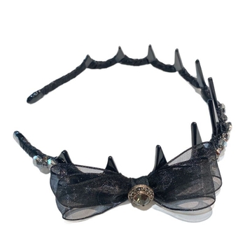 Fejtartó hálós anyagból, gyémántdíszítésű, hercegnő-stílusú, nőknek, tavasz 2025