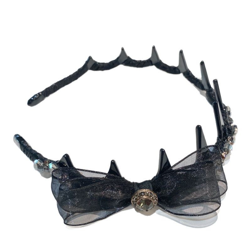 Fejtartó hálós anyagból, gyémántdíszítésű, hercegnő-stílusú, nőknek, tavasz 2025