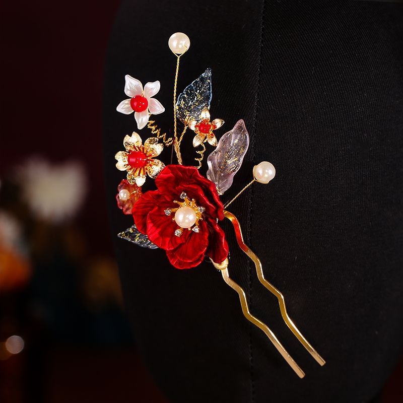 Щифтове за коса, сплав, мотив растения и цветя, за деца, оригинален дизайн