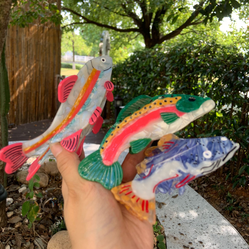 Hajcsat Cartoon grip – Kézzel készült (Anyag: ecetsav; Márka: Ah Zhuoxi; Eredet: Yiwu)