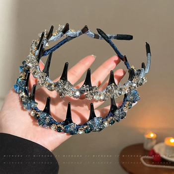 Hajpánt textil alapanyagból – kézzel készült, Niantang Jewelry, 2025 tavasz