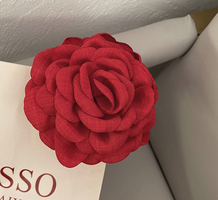 Női hajcsipesz Shark Clip, textil anyagból, kézzel készített, koreai stílusú fejfedő