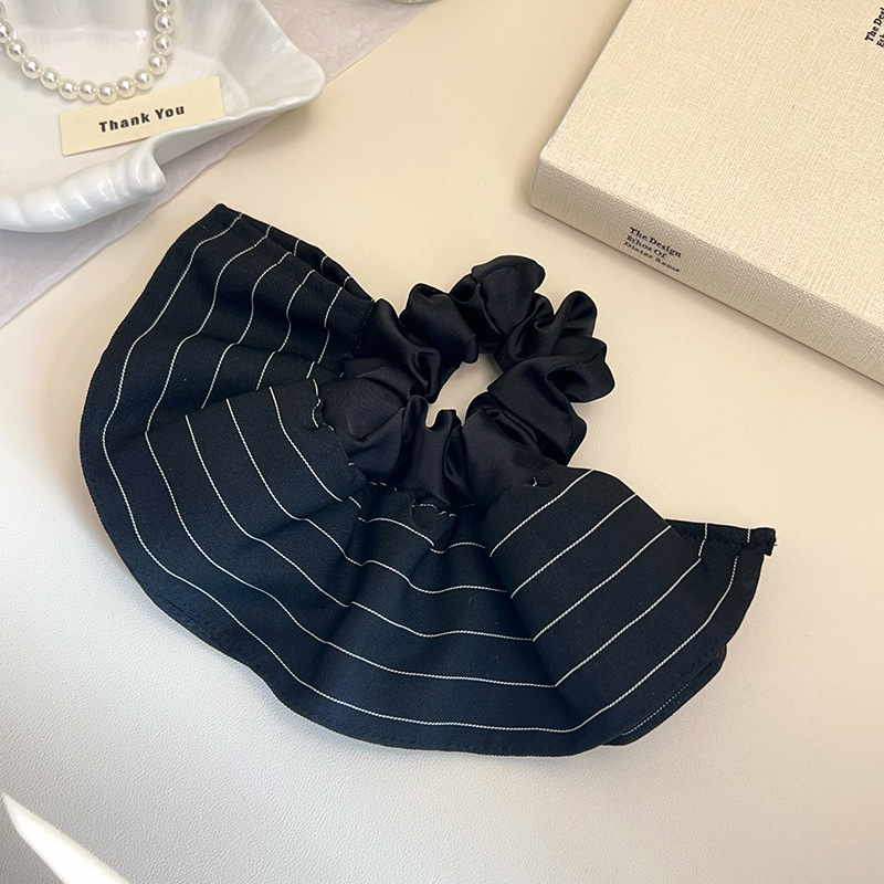 Elastic pentru coadă de cal, din material textil, lucrat manual, toamnă 2024, stil japonez-coreean, proaspăt și dulce.